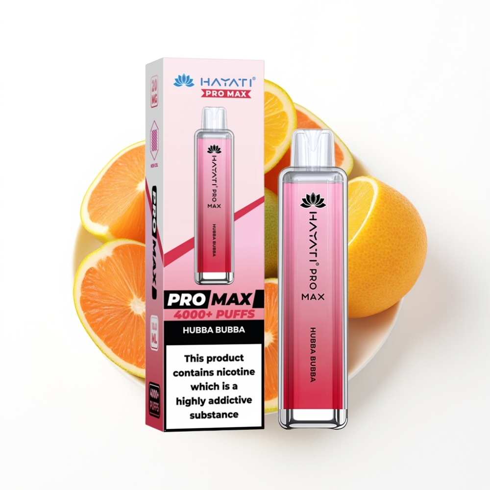 Hayati Pro Max 4000 Puffs Disposable Vape Bubble Gum