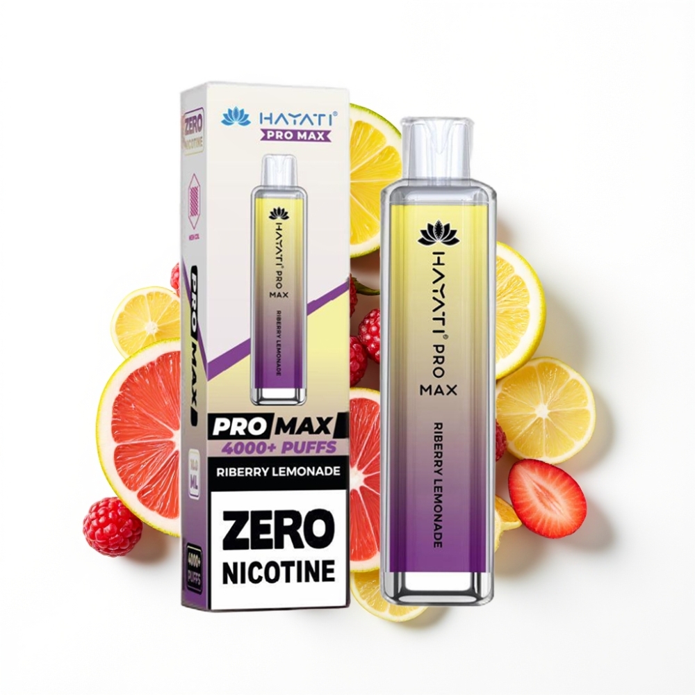 Hayati Pro Max 4000 Puffs Disposable Vape Citron Framboise