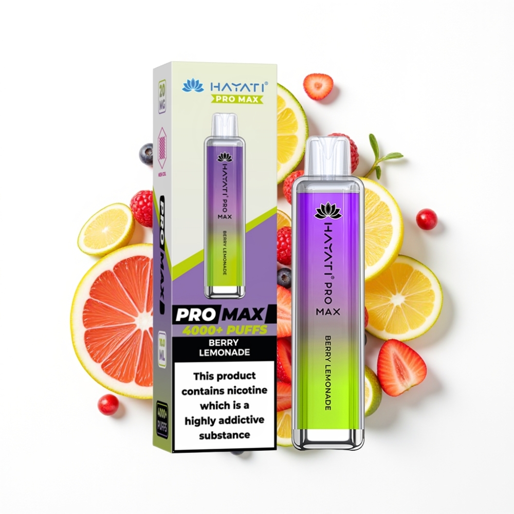 Hayati Pro Max 4000 Puffs Disposable Vape Citronnade aux Baies