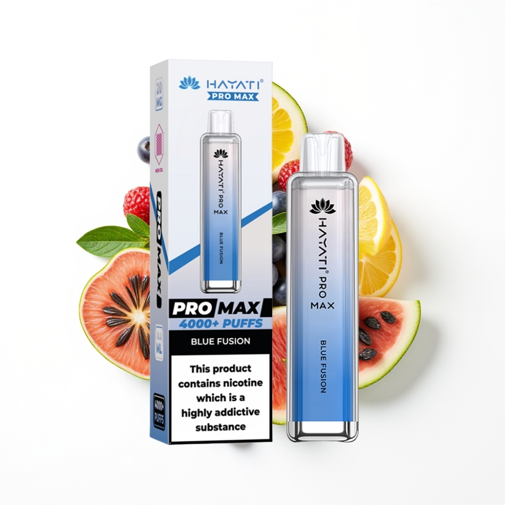 Hayati Pro Max 4000 Puffs Disposable Vape Fusion Bleue