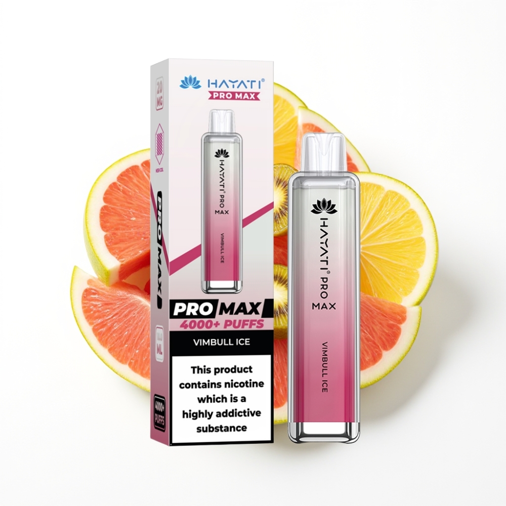 Hayati Pro Max 4000 Puffs Disposable Vape Glace Vimbull Ice