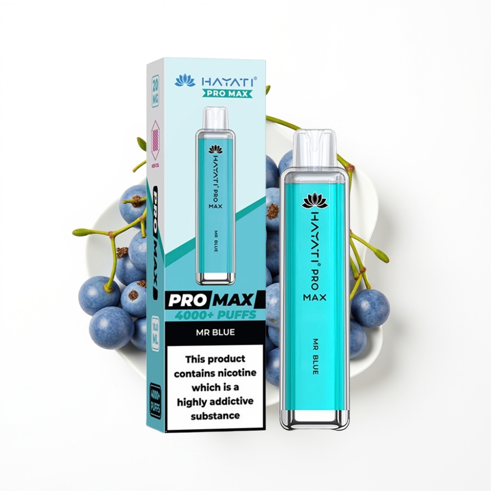 Hayati Pro Max 4000 Puffs Disposable Vape Monsieur Bleu