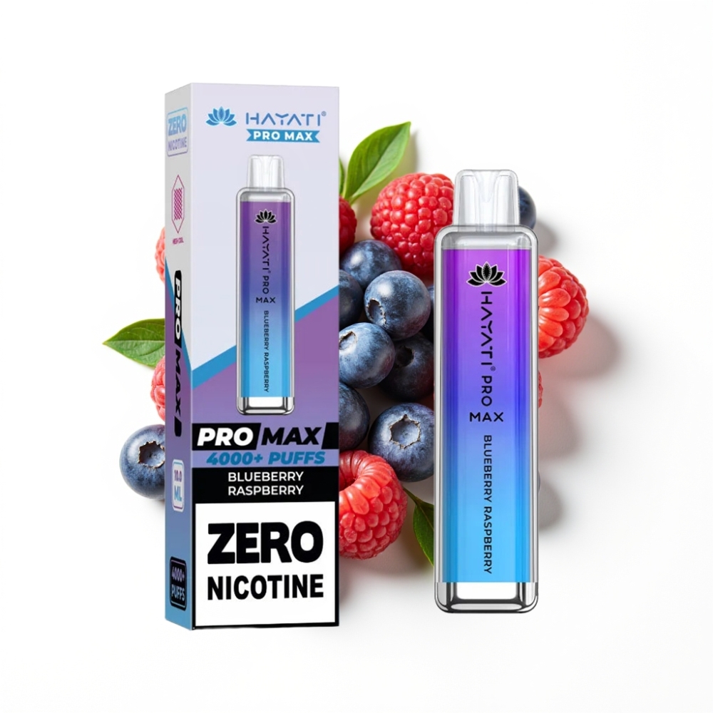 Hayati Pro Max 4000 Puffs Disposable Vape Myrtille Framboise