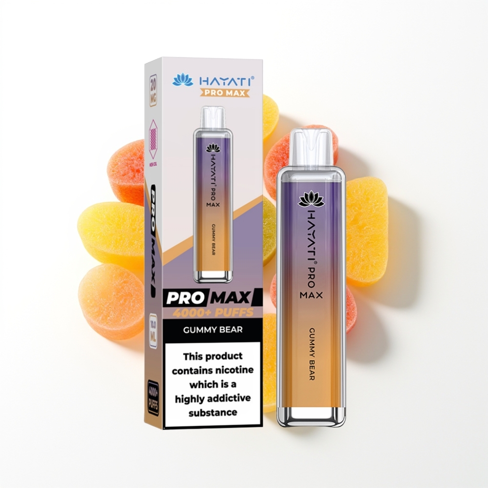 Hayati Pro Max 4000 Puffs Disposable Vape Ourson Gommeux