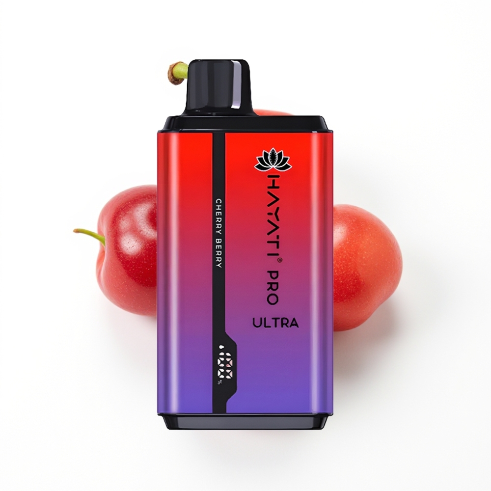 Hayati Pro Ultra 15000 Puffs Cerise Baies Disposable Vape 850mAh 24ml