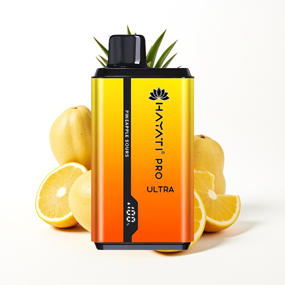 Hayati Pro Ultra 15000 Puffs Disposable Vape Ananas Aigre-Doux