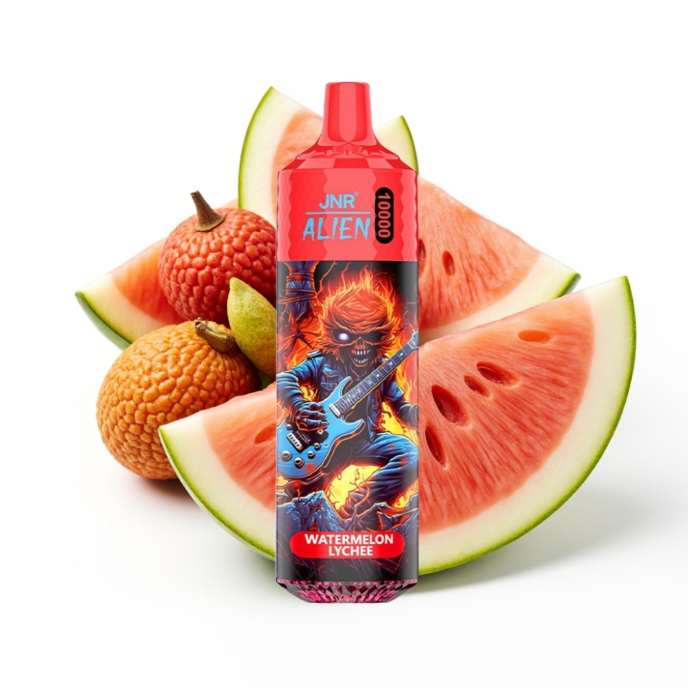 JNR Alien 10000 Puffs Pastèque Litchi Disposable Vape avec Charge Rapide Type-C
