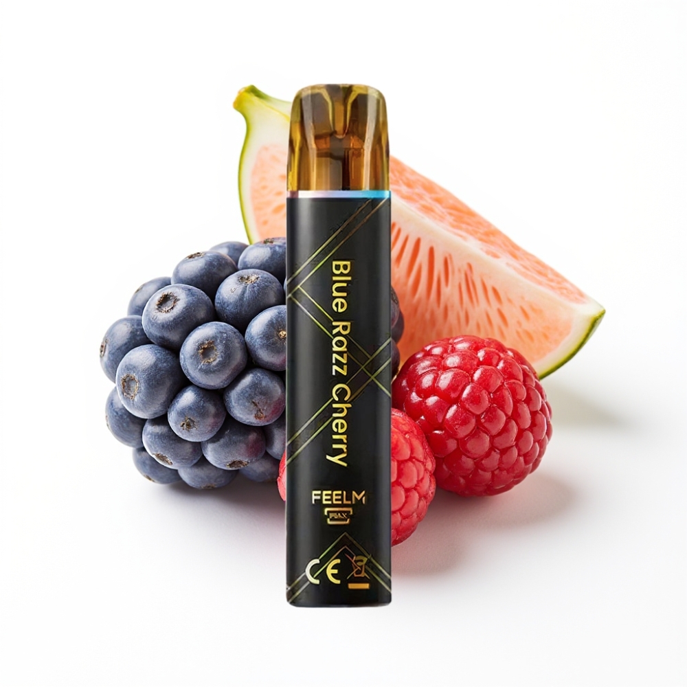 JNR Black&Golden 800 Puffs Disposable Vape Cerise Bleue Framboise TPD 2%