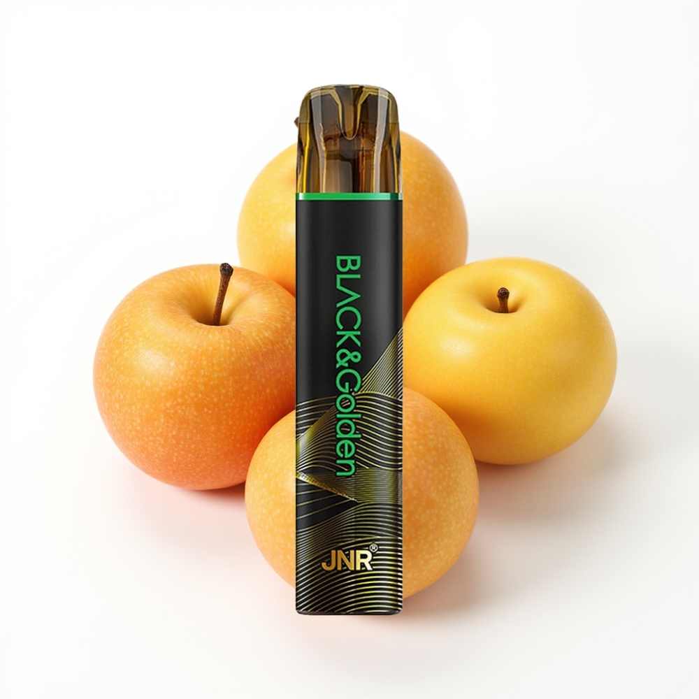 JNR Black&Golden 800 Puffs Disposable Vape Pomme Acidulée TPD 550mAh