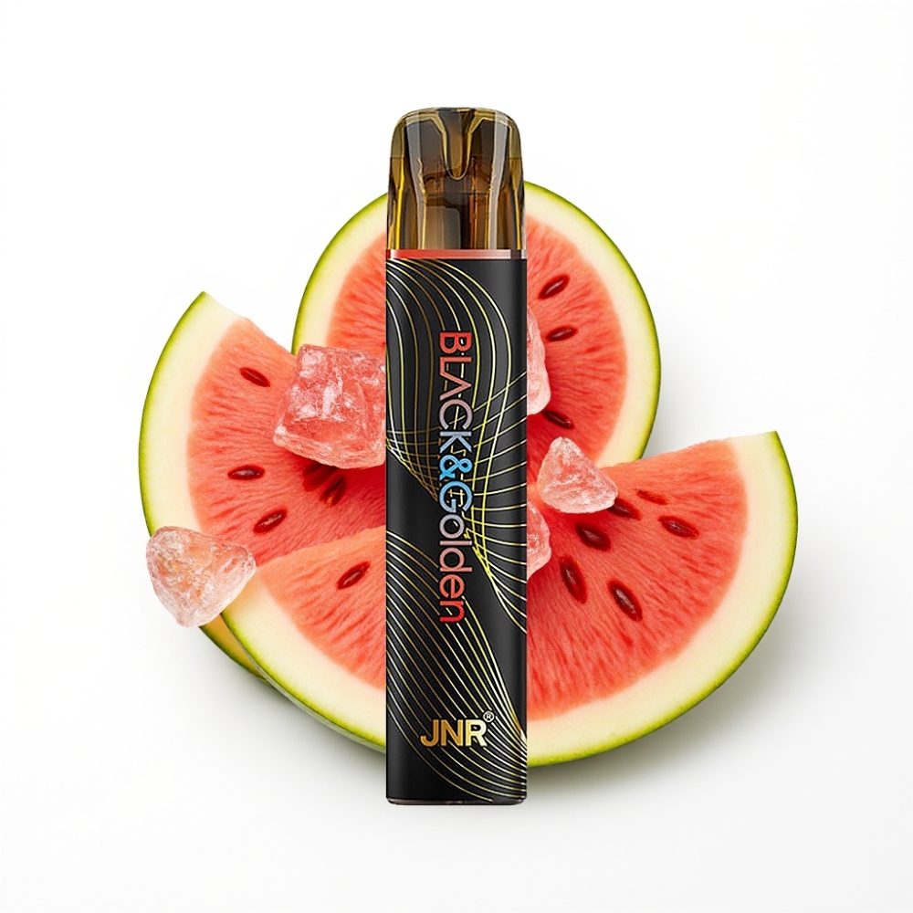 JNR Black&Golden 800 Puffs Pastèque Glacée Disposable Vape