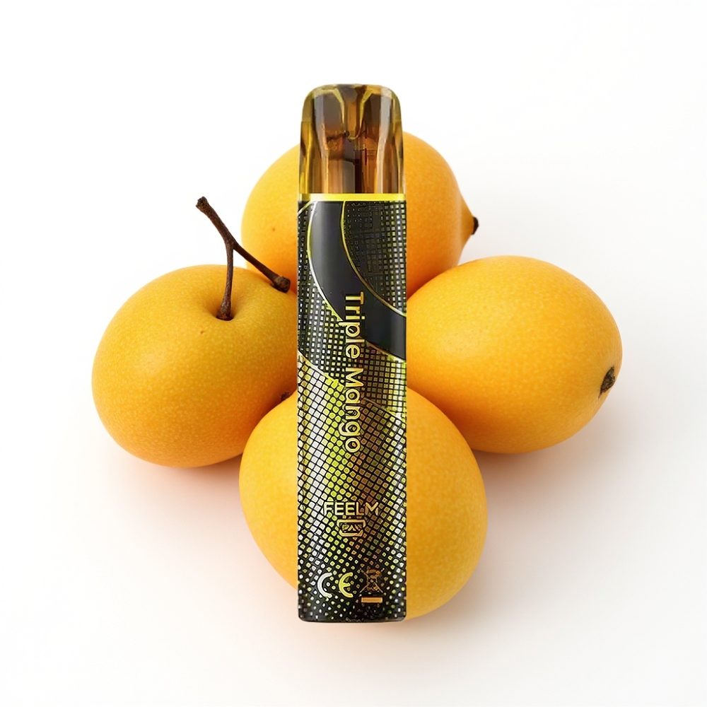 JNR Black&Golden 800 Puffs Triple Mangue Disposable Vape