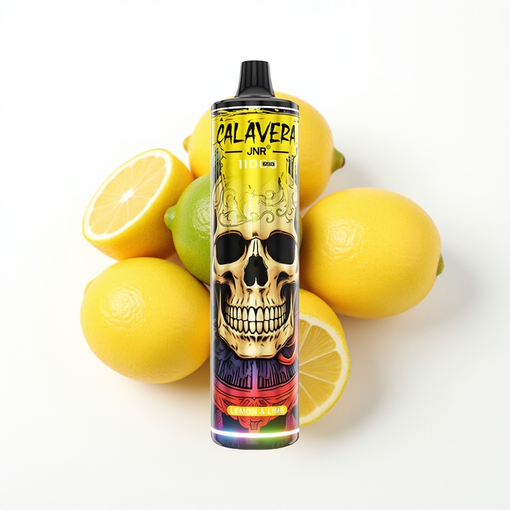 JNR Calavera 11000 Puffs Disposable Vape Citron & Citron Vert avec Port Type-C