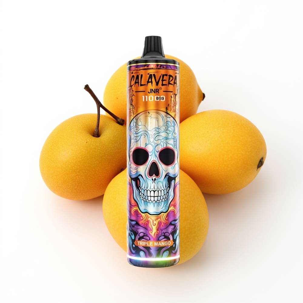 JNR Calavera 11000 Puffs Triple Mangue avec Port Type-C et 21ml E-Liquid
