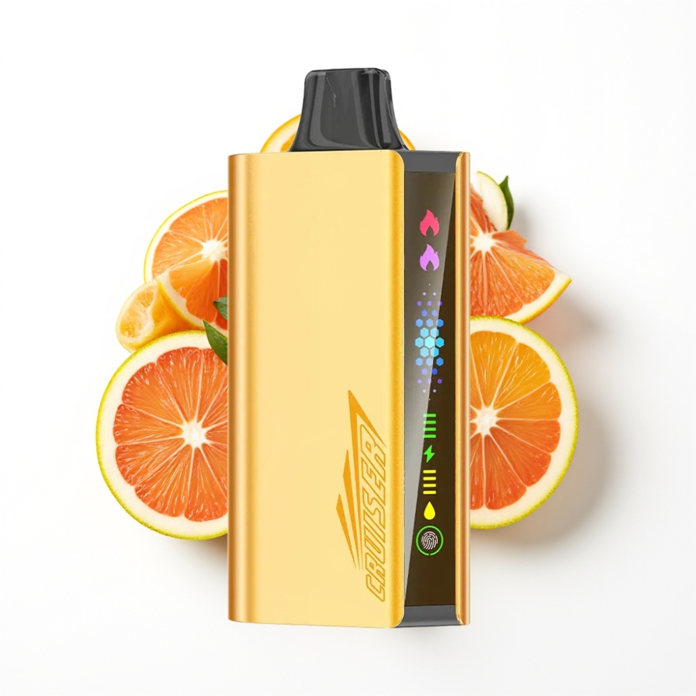 JNR Cruiser 12000 Puffs No-Charge Disposable Vape Fanta Fraîche avec écran animé et batterie intégrée 3500 mAh