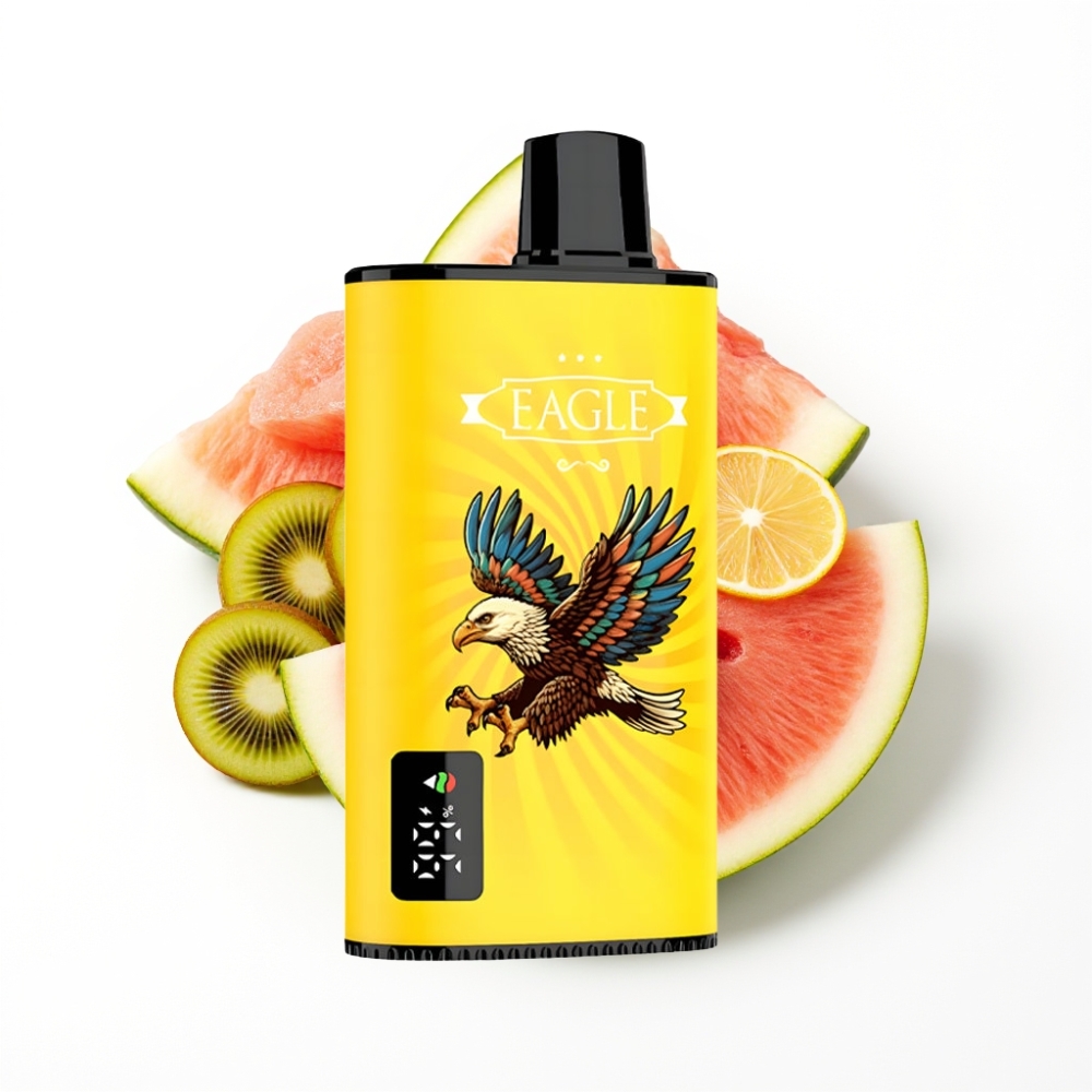 JNR EAGLE Smart 23000 Puffs Disposable Vape Kiwi Pastèque Glace Écran Digital Bobine Mesh 1.0ohm