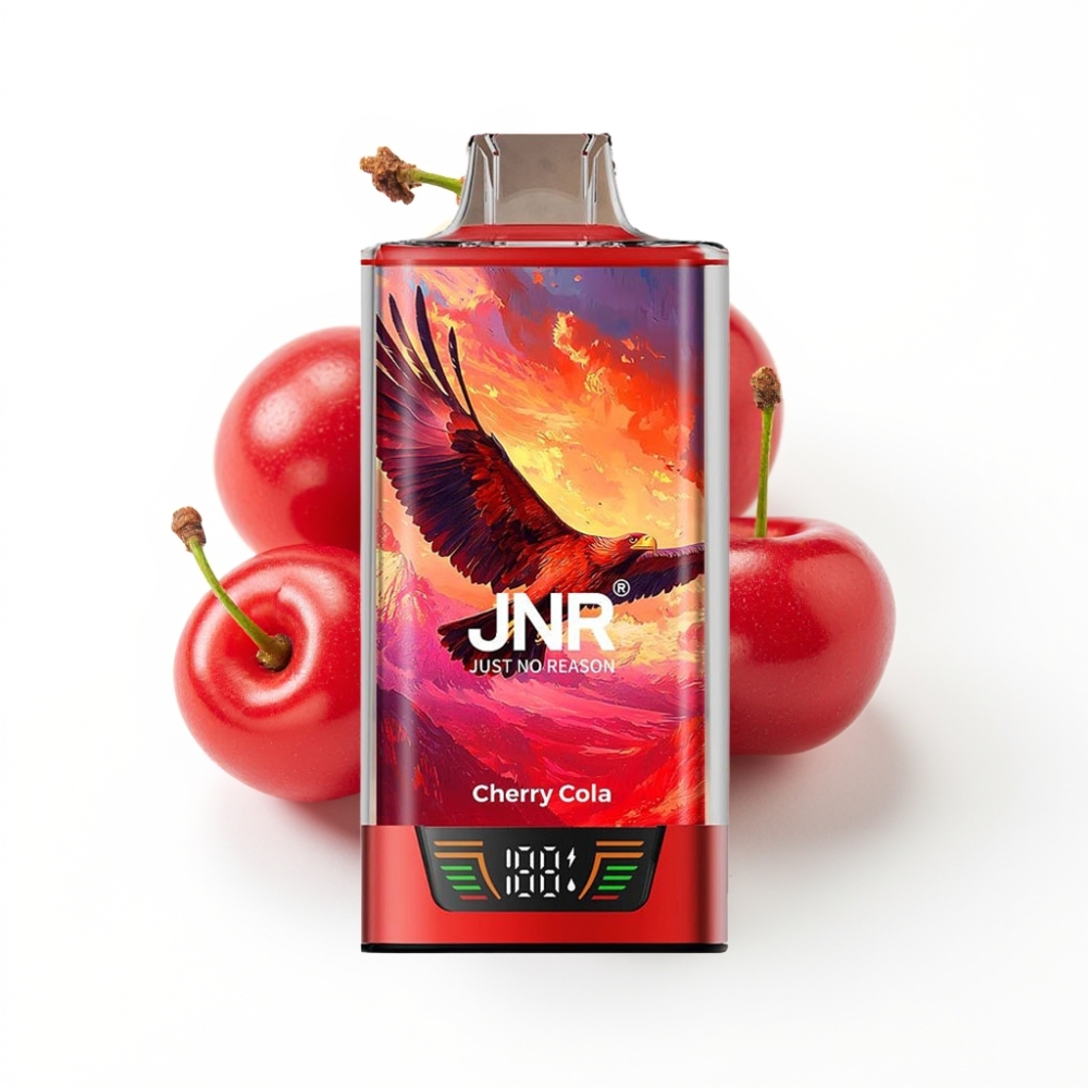 JNR Falcon Pro 28000 Vape Jetable Cerise Cola 30ml 950mAh Dual Mesh
