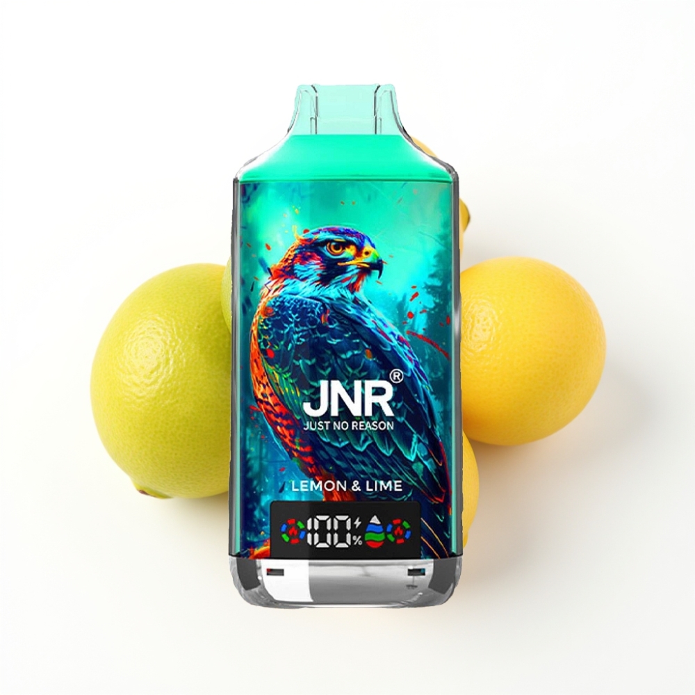 JNR Falcon X 18000 Puffs Citron Vert Affichage Numérique Charge Rapide Type-C