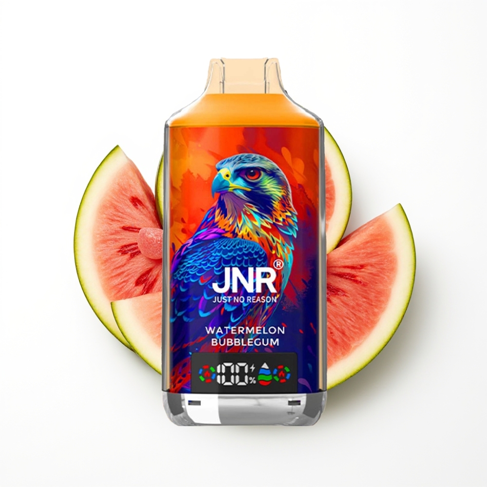 JNR Falcon X 18000 Puffs Pastille de Pastèque avec Affichage Numérique et Charge Rapide Type-C