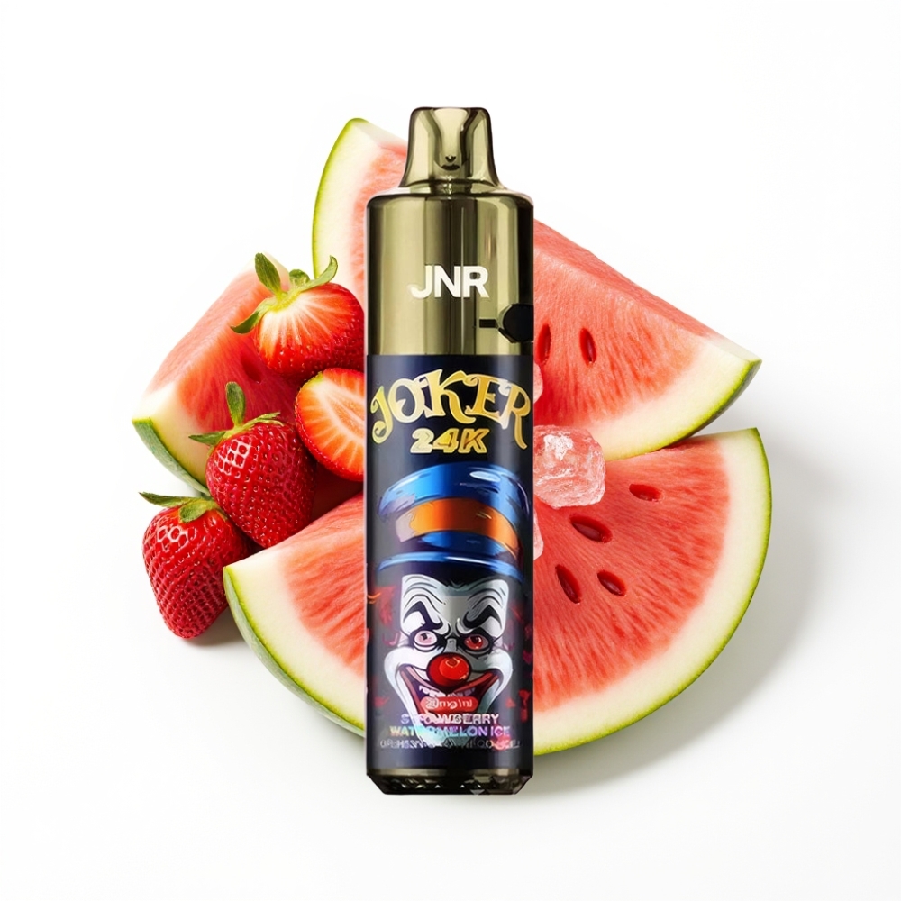 JNR Joker 24K Puffs Disposable Vape Fraise Pastèque Glacée avec 24000 Puffs et 2% Nicotine