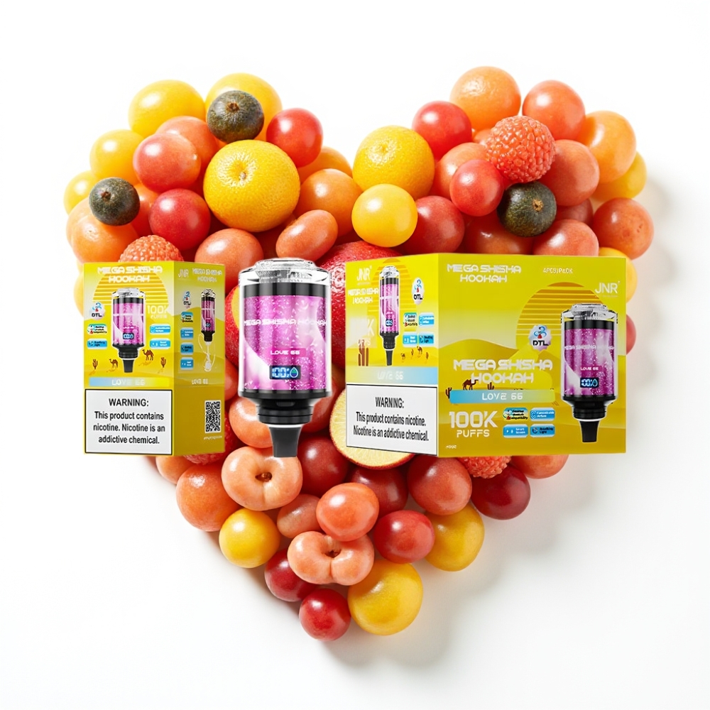 JNR Mega Shisha Hookah 100K Compatibilité Bureau Amour 66 et Écran Intelligent