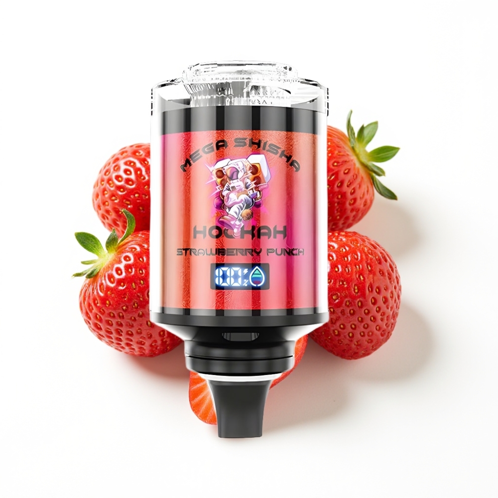JNR Mega Shisha Hookah 100K Compatibilité Bureau Fraise Punch