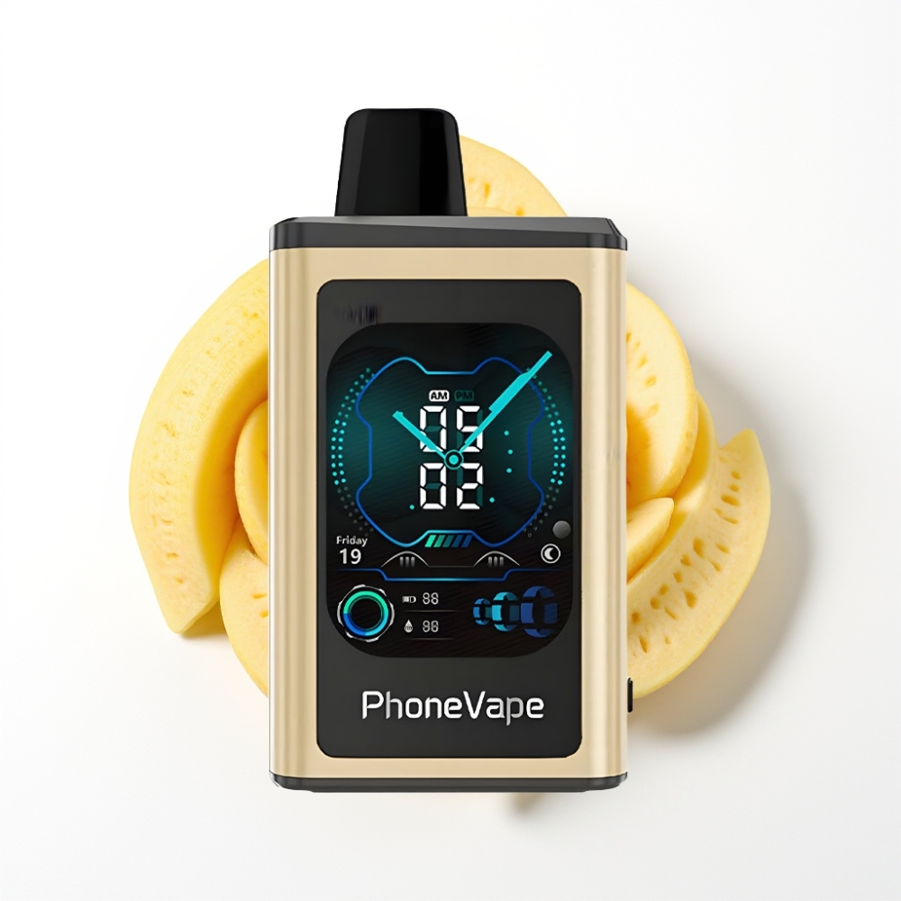 JNR PhoneVape 30000 bouffées Vape Jetable Banane Glace avec Turbo Mode et App Controlled