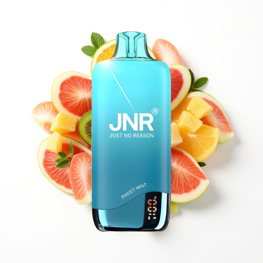 JNR Rainbow 10500 Puffs Disposable Vape Menthe Douce avec Batterie 600mAh et Réservoir 18ml