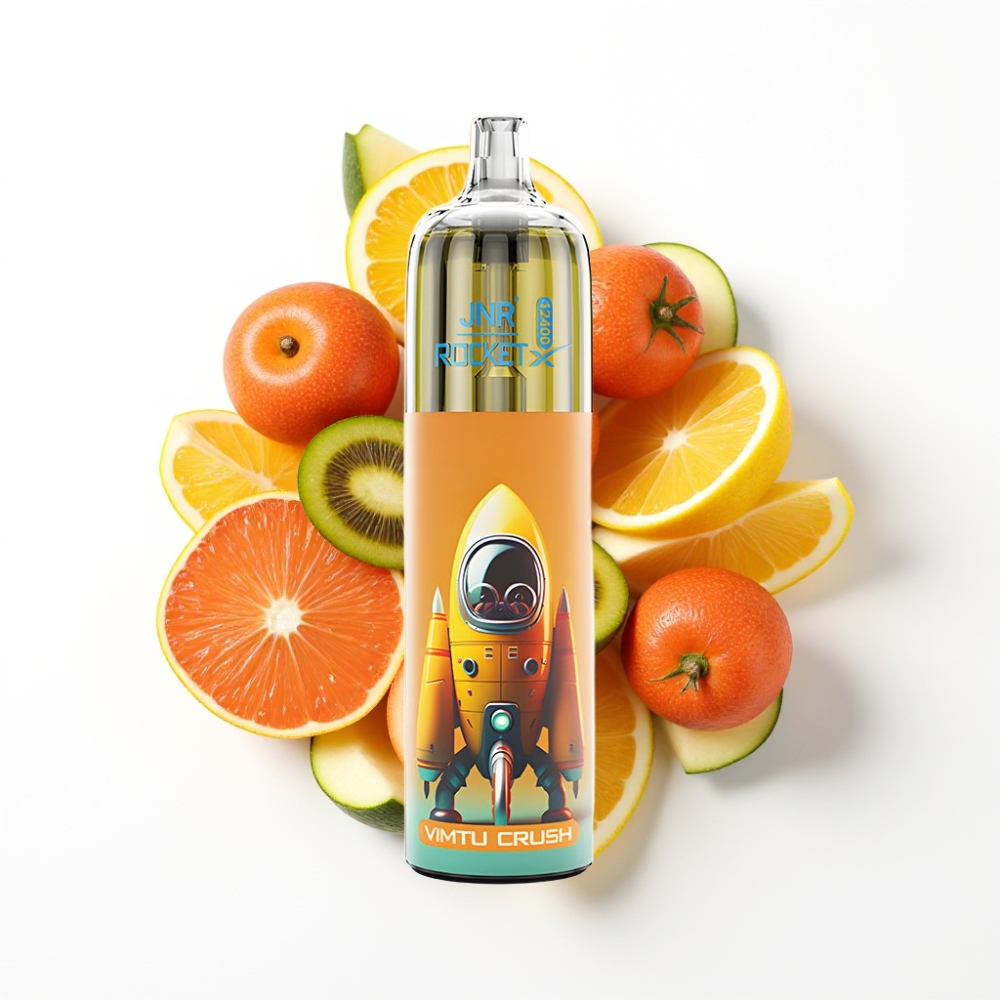 JNR Rocket-X 12400 Puffs Vape Jetable Vimtu Écrasé avec Airflow Réglable et Lumières RGB