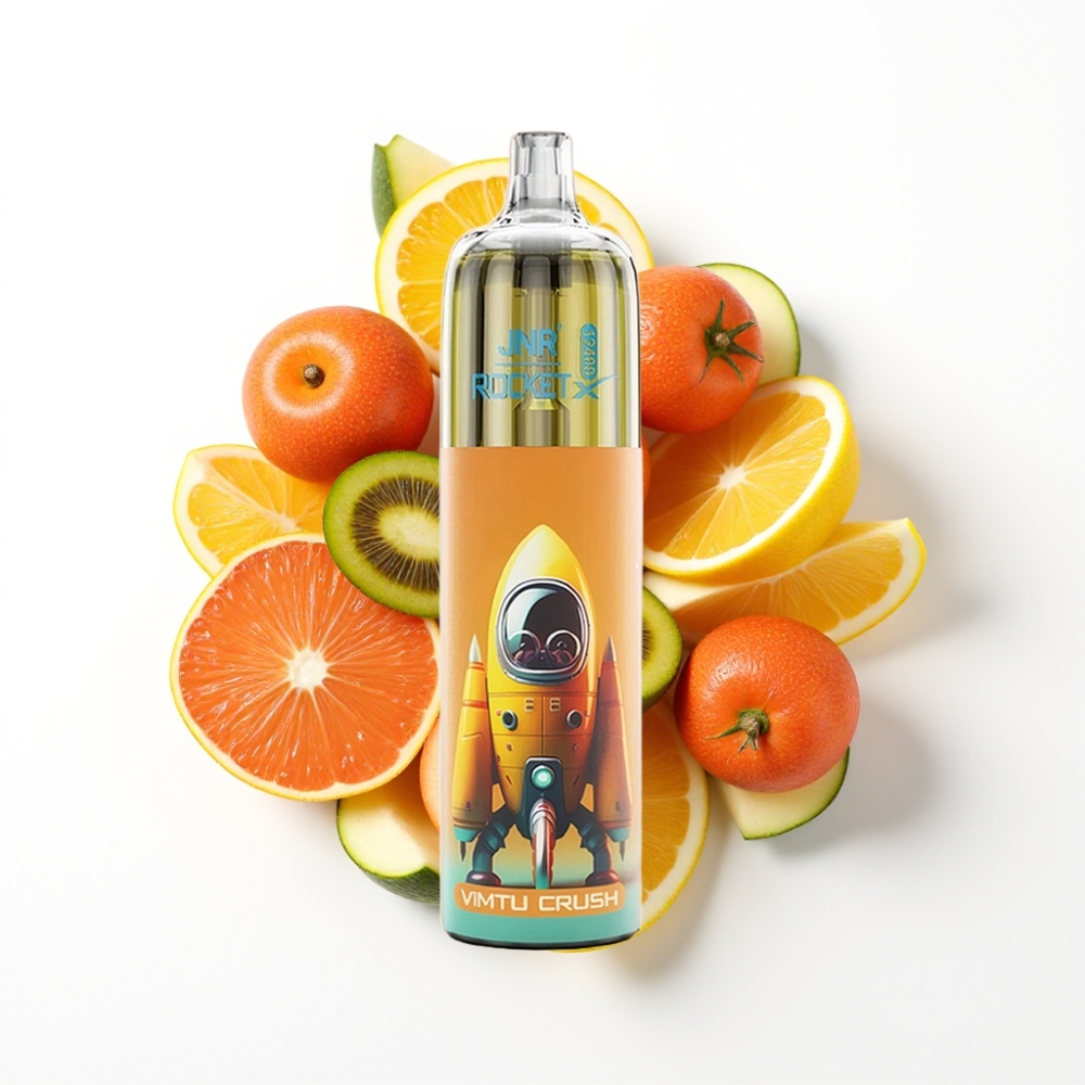 JNR Rocket-X 12400 Puffs Vape Jetable Vimtu Écrasé avec Airflow Réglable et Lumières RGB