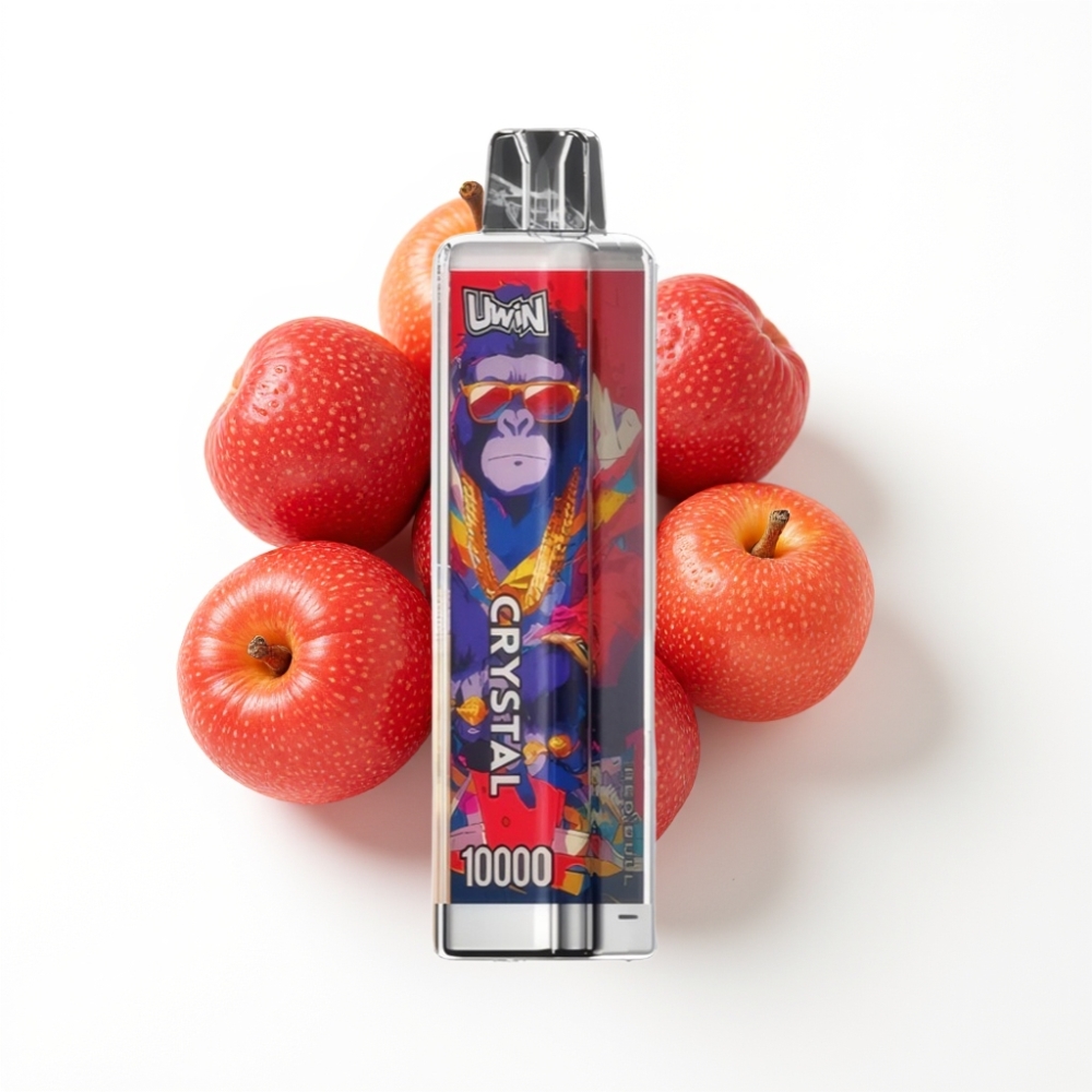 Uwin Crystal 10000 Puffs Vape Disposable Taureau Rouge 2% 18ml RGB